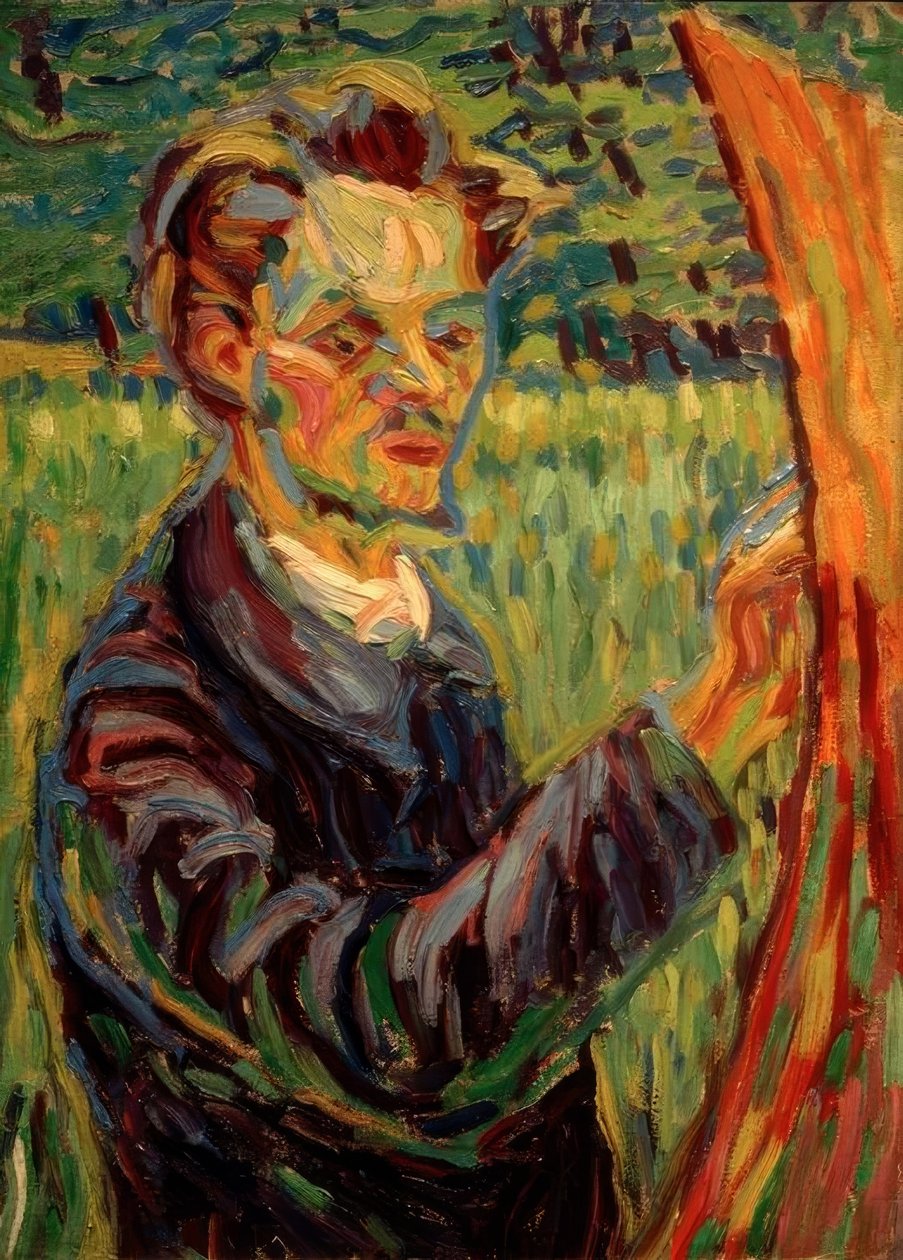 Erich Heckel by Ernst Ludwig Kirchner