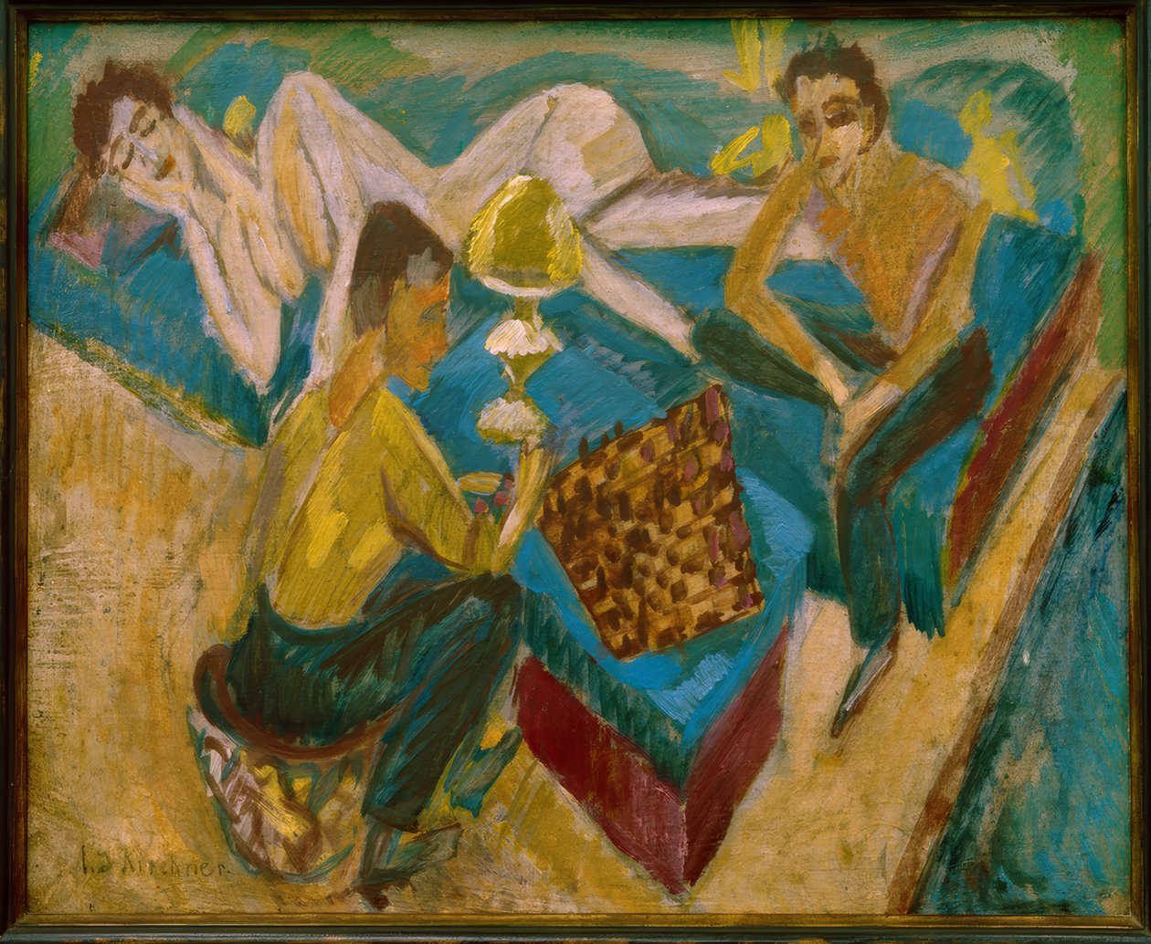 Erich Heckel ve Otto Mueller Satranç II