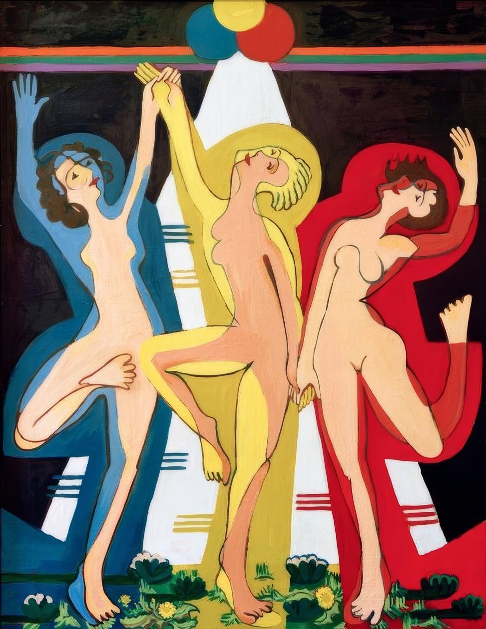 Renk Dansı II by Ernst Ludwig Kirchner