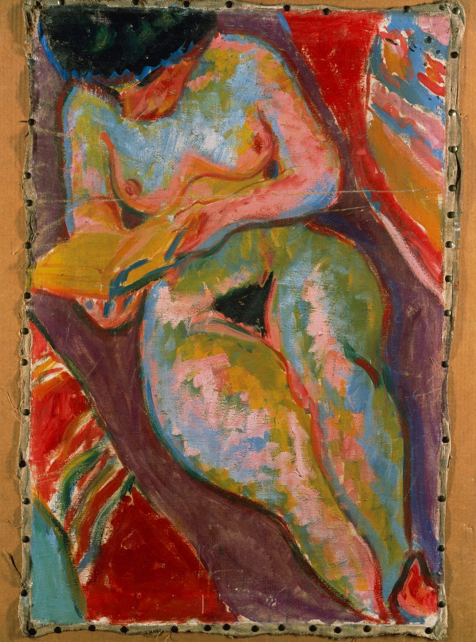 kadın çıplak by Ernst Ludwig Kirchner