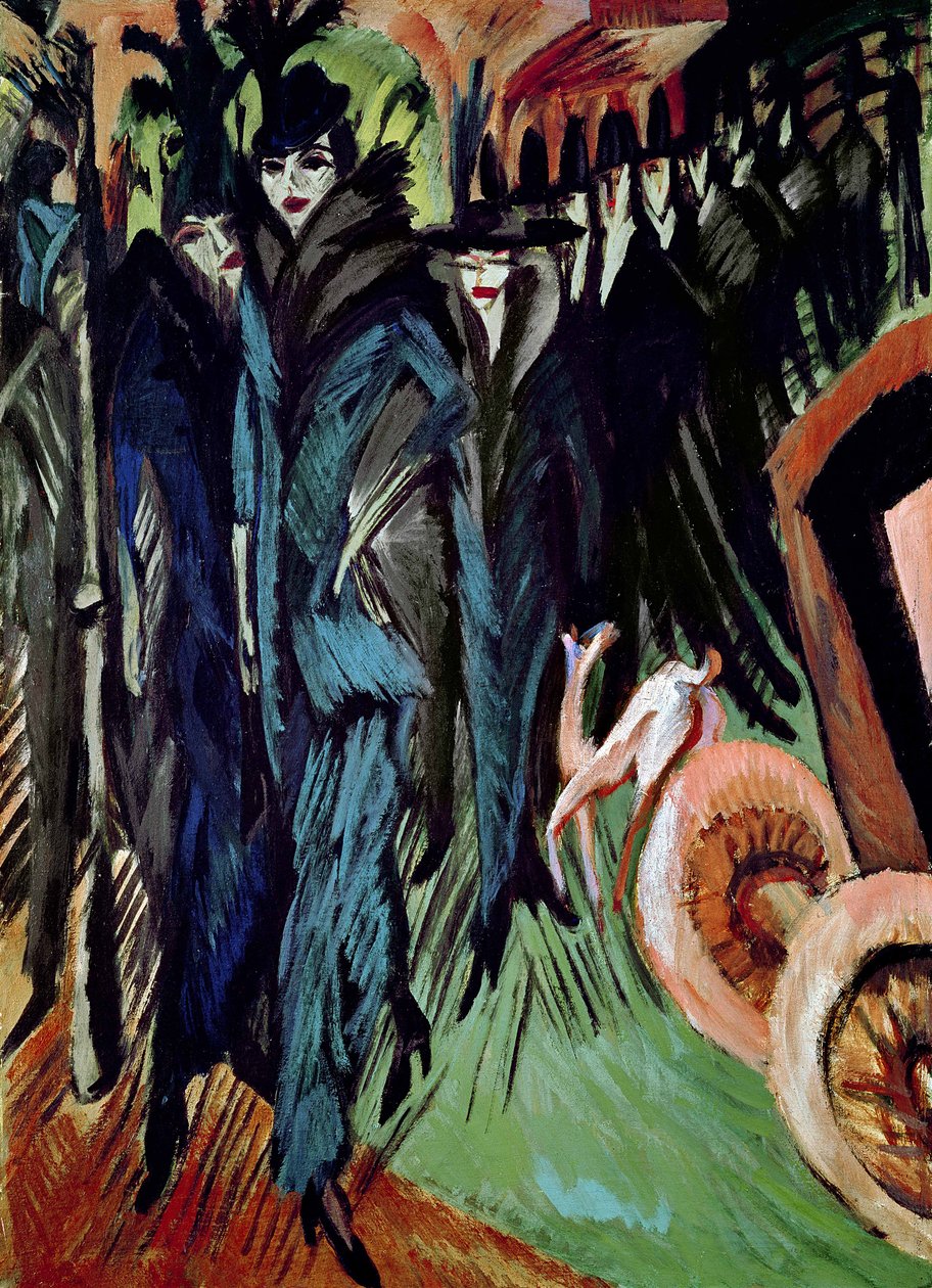 Friedrichstraße by Ernst Ludwig Kirchner
