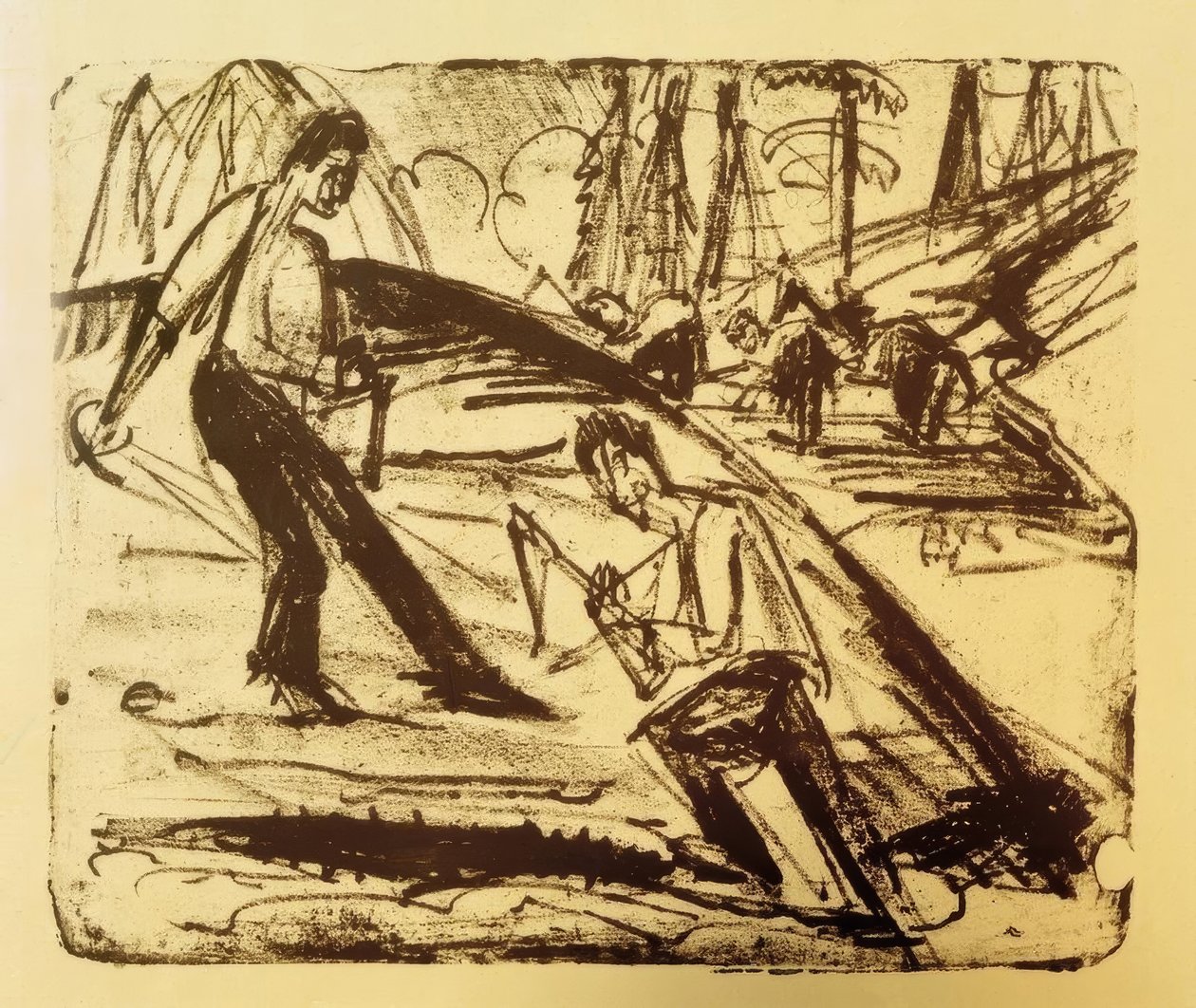 Bahar işi by Ernst Ludwig Kirchner