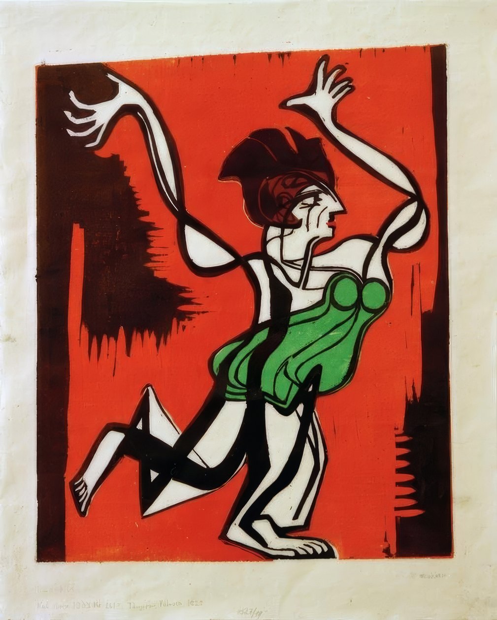 Gret Palucca by Ernst Ludwig Kirchner