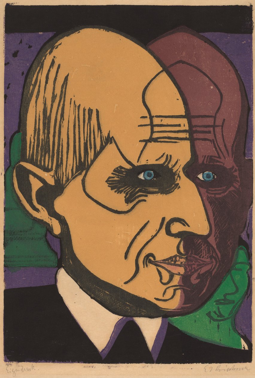 Bauer Başkanı by Ernst Ludwig Kirchner