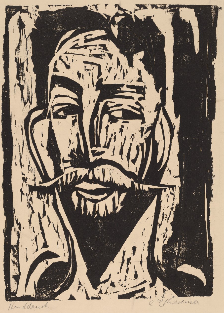 Prof. Dr. Graef Başkanı by Ernst Ludwig Kirchner