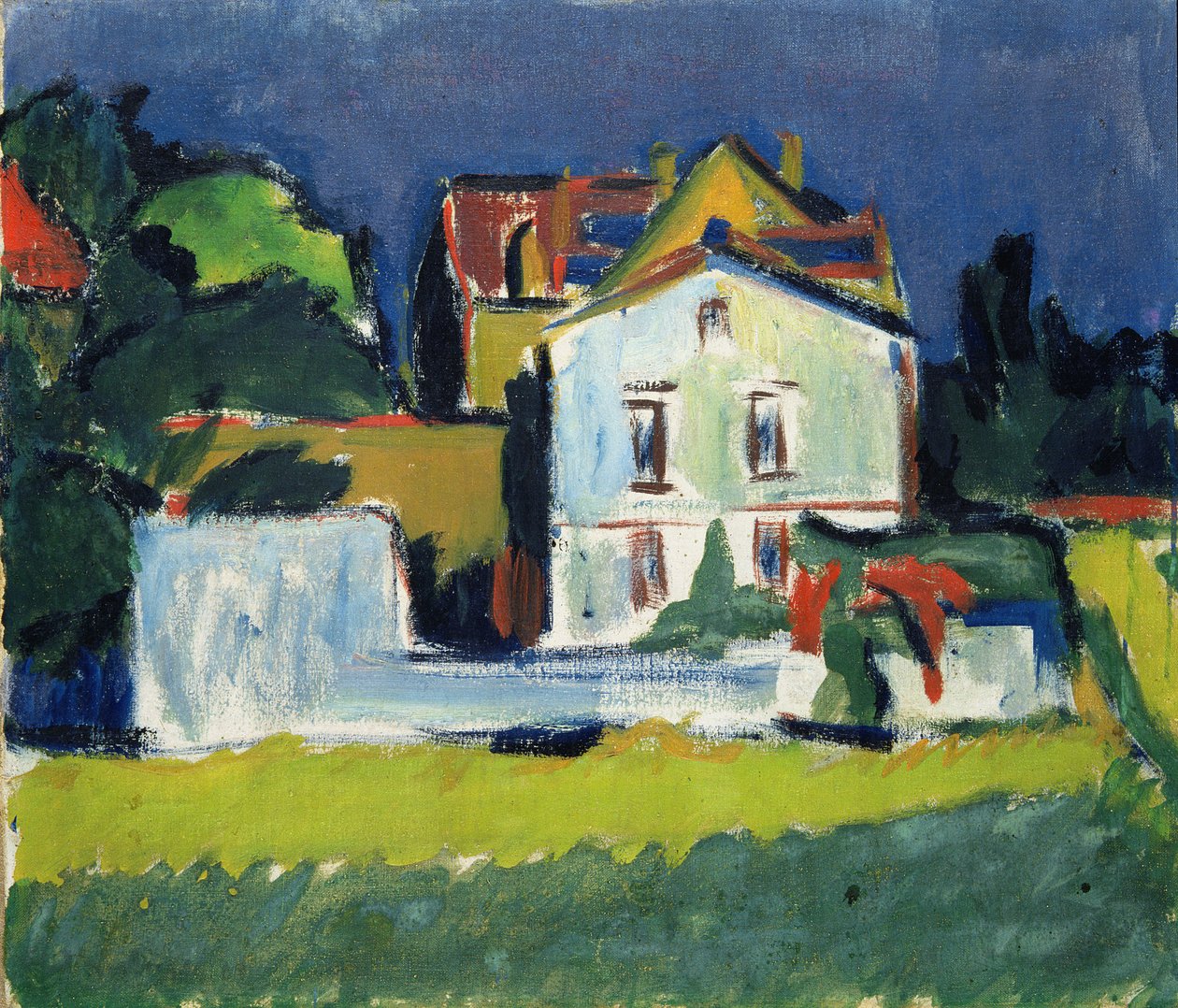 Manzaradaki Ev by Ernst Ludwig Kirchner