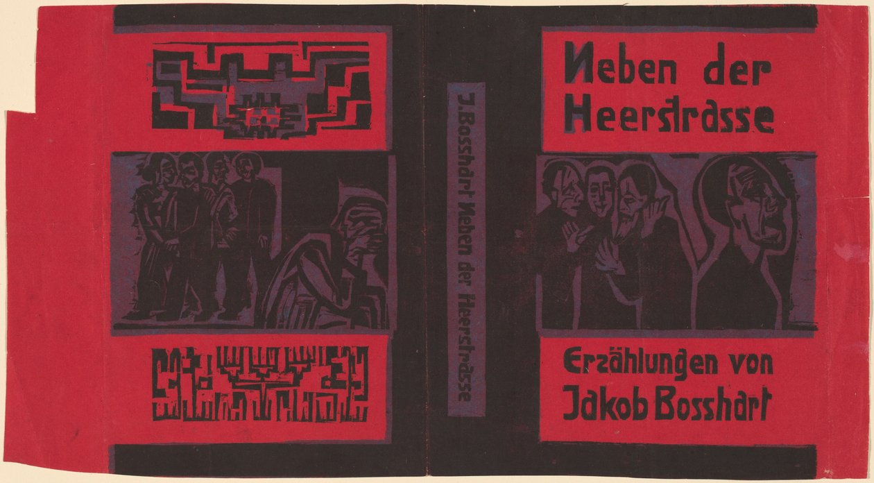 Jacob Bashart: Neben der Hairstrasse (Jacob Bashart: Ner Ana Cadde) by Ernst Ludwig Kirchner