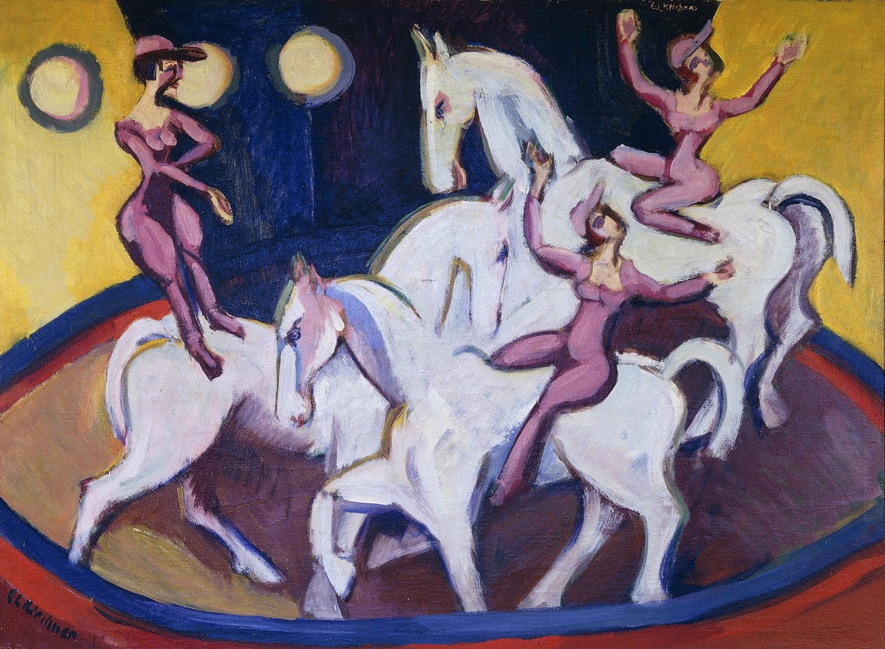 Jokeyyakt, 1925 by Ernst Ludwig Kirchner