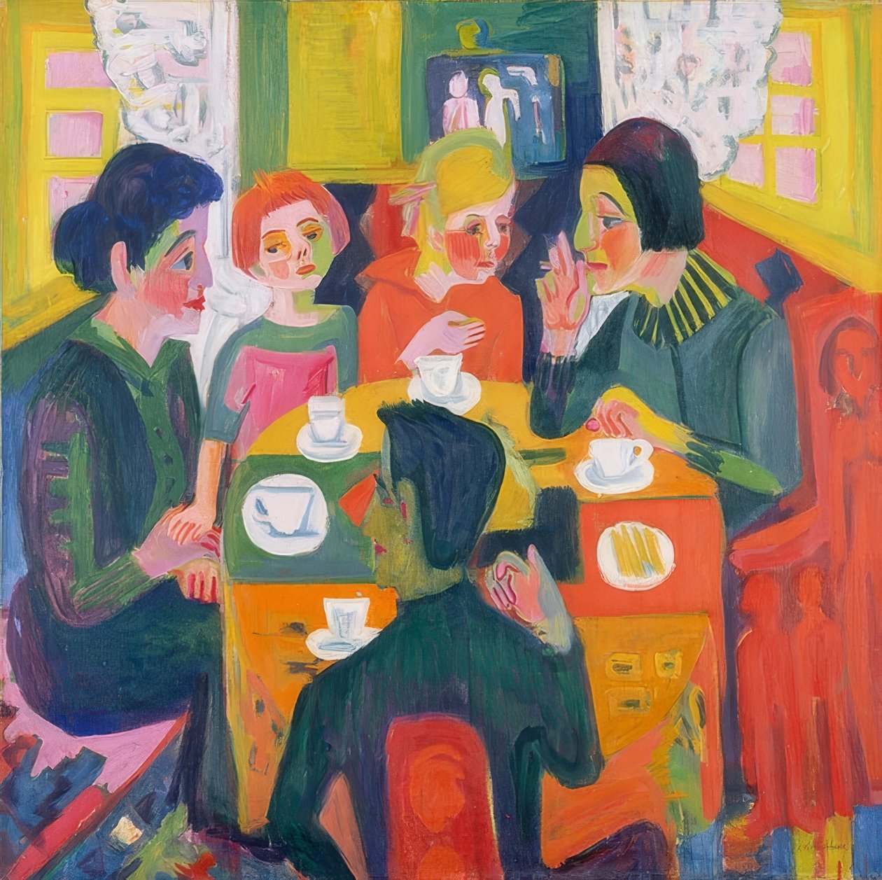 Sehpa. 1923/24 by Ernst Ludwig Kirchner