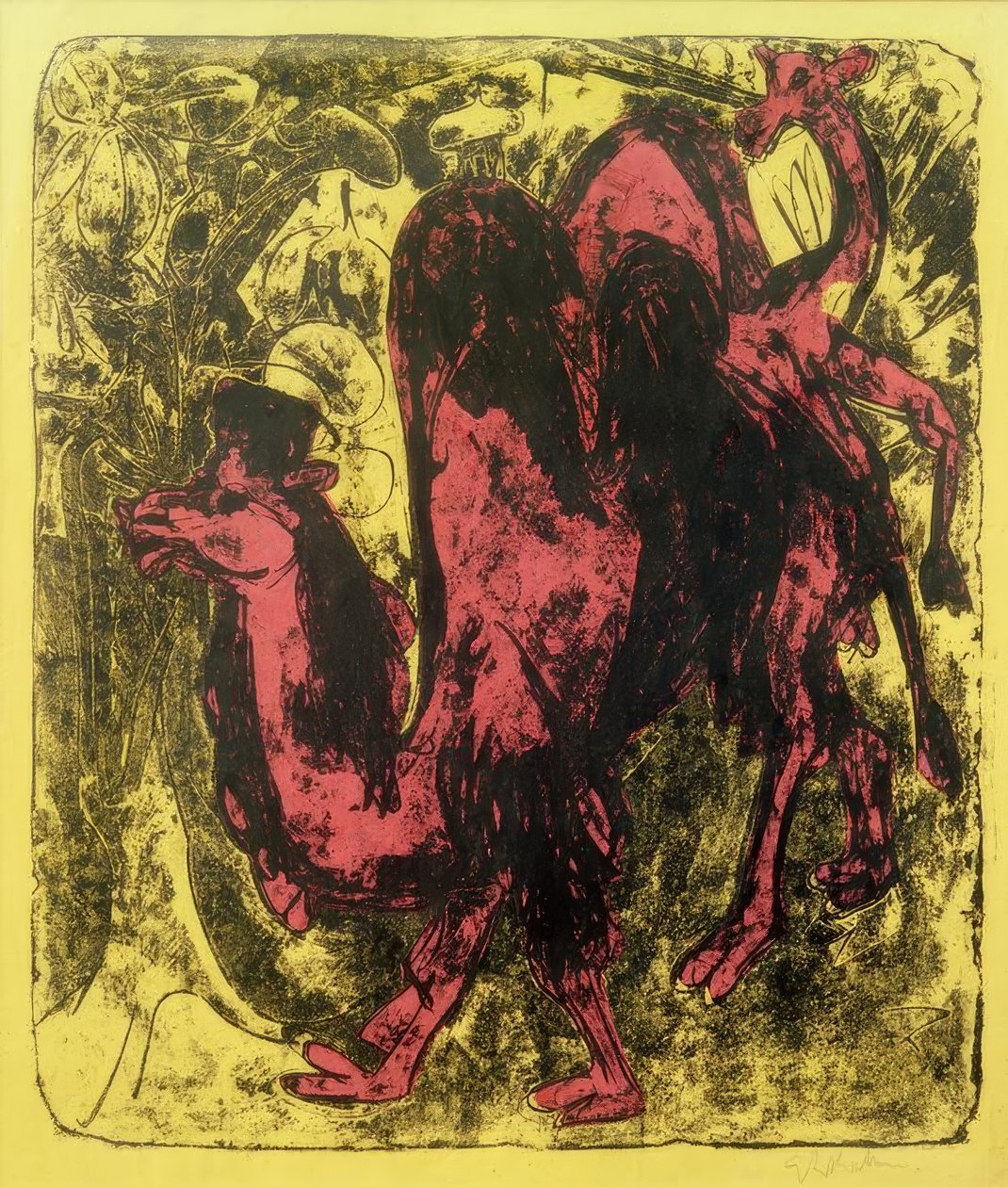 Deve ve dromedary by Ernst Ludwig Kirchner