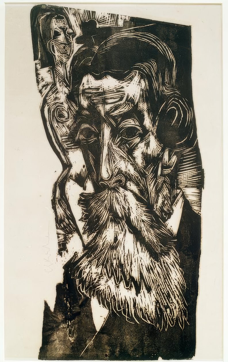 Ludwig Schames Başkanı by Ernst Ludwig Kirchner
