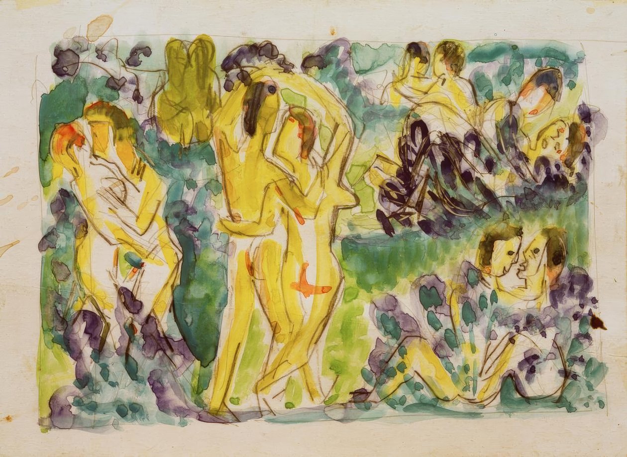 aşk bahçesi by Ernst Ludwig Kirchner