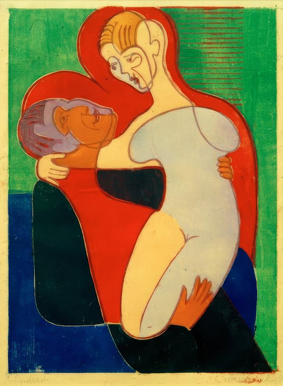 Aşıklar (Hembusse) by Ernst Ludwig Kirchner