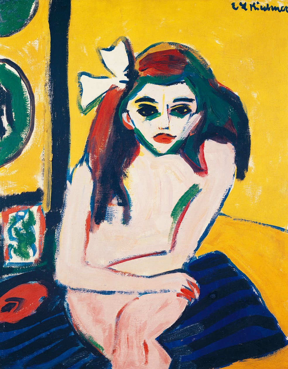 Marcella, Ernst Ludwig Kirchner (1880-1938) tarafından by Ernst Ludwig Kirchner