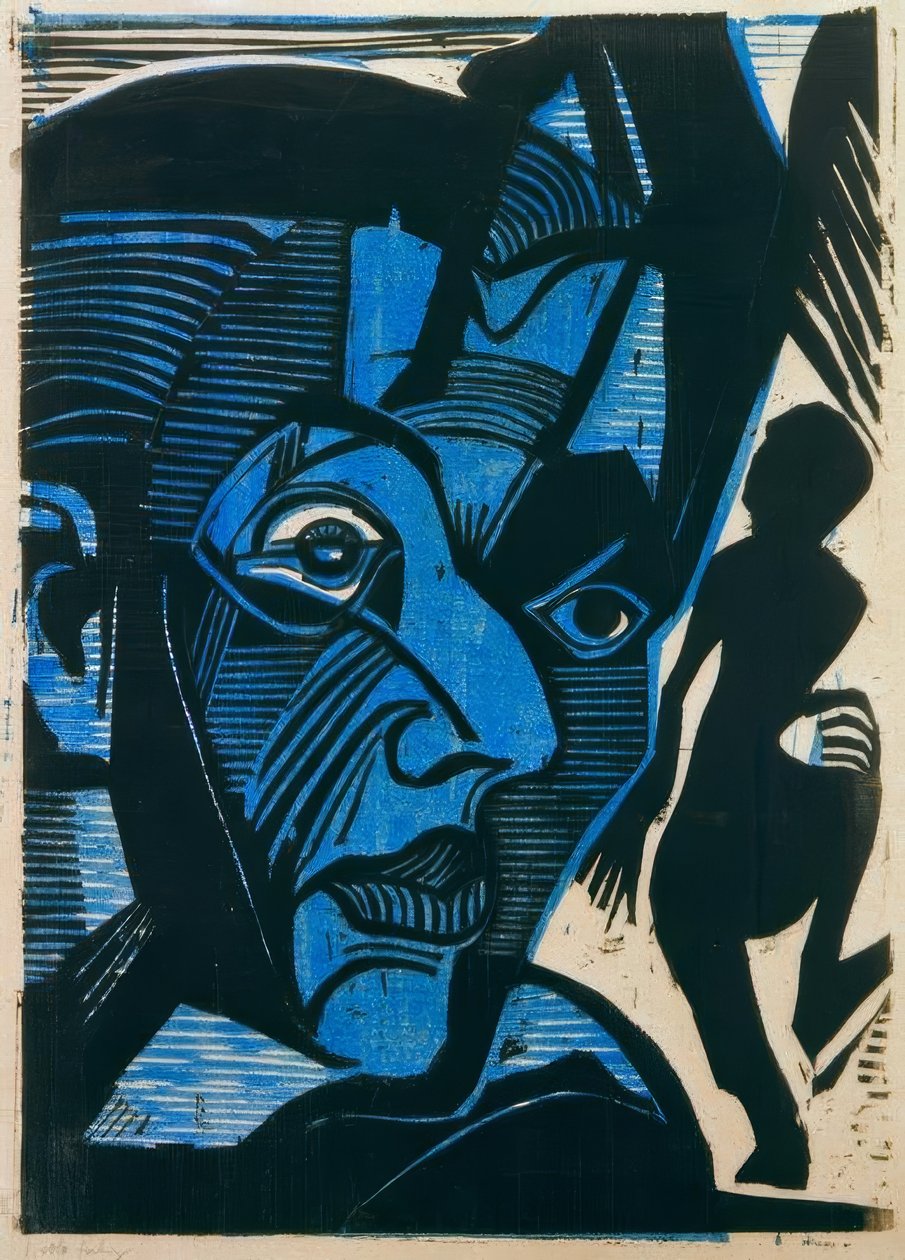 Dağların Melankolisi (otoportre) by Ernst Ludwig Kirchner