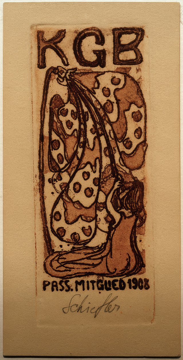 Üyelik kartı Köprü by Ernst Ludwig Kirchner