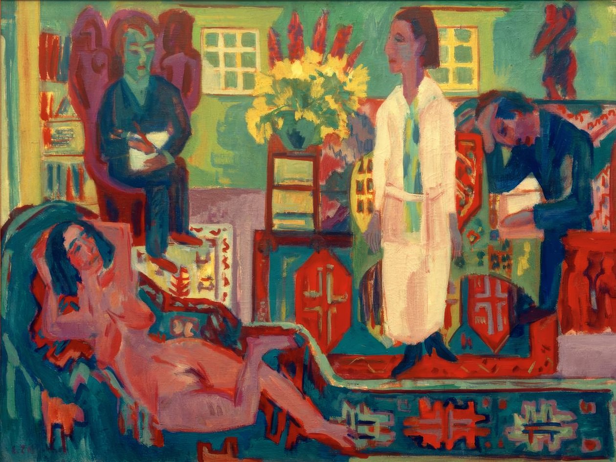 Modern Bohem by Ernst Ludwig Kirchner