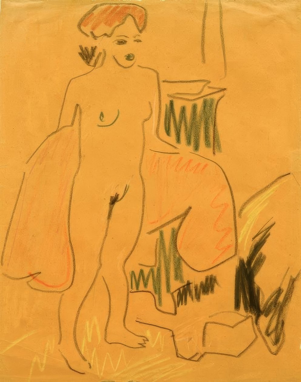 banyodan sonra by Ernst Ludwig Kirchner
