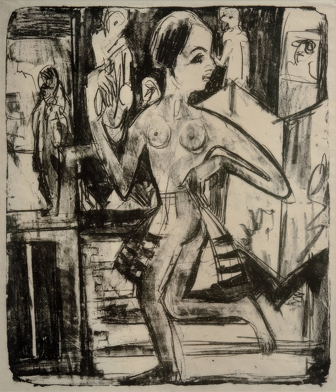 çıplak dansçı by Ernst Ludwig Kirchner