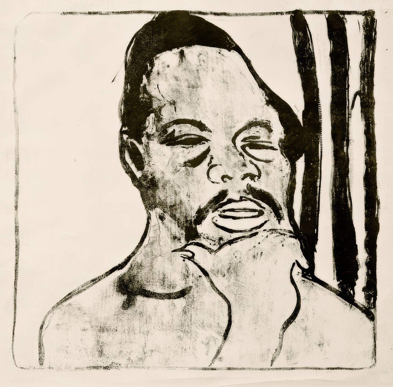 Negerkopf by Ernst Ludwig Kirchner