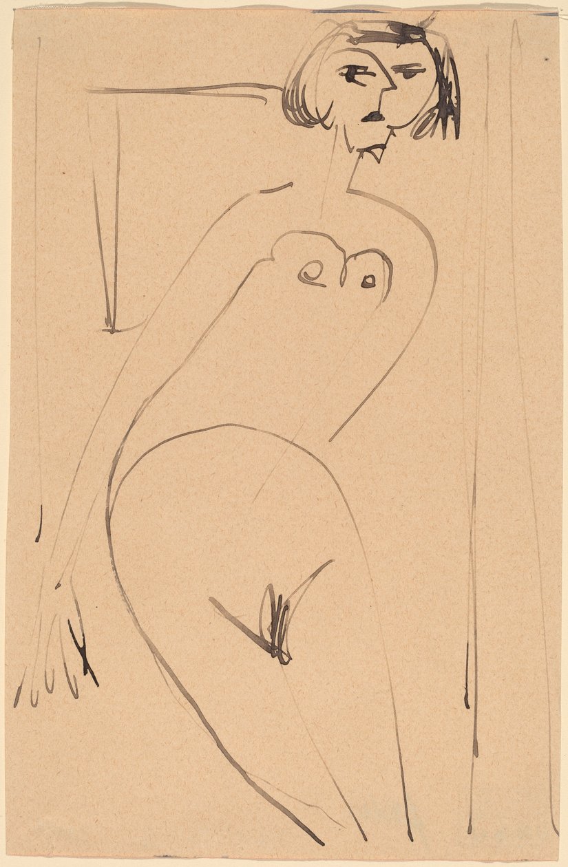 Çıplak by Ernst Ludwig Kirchner