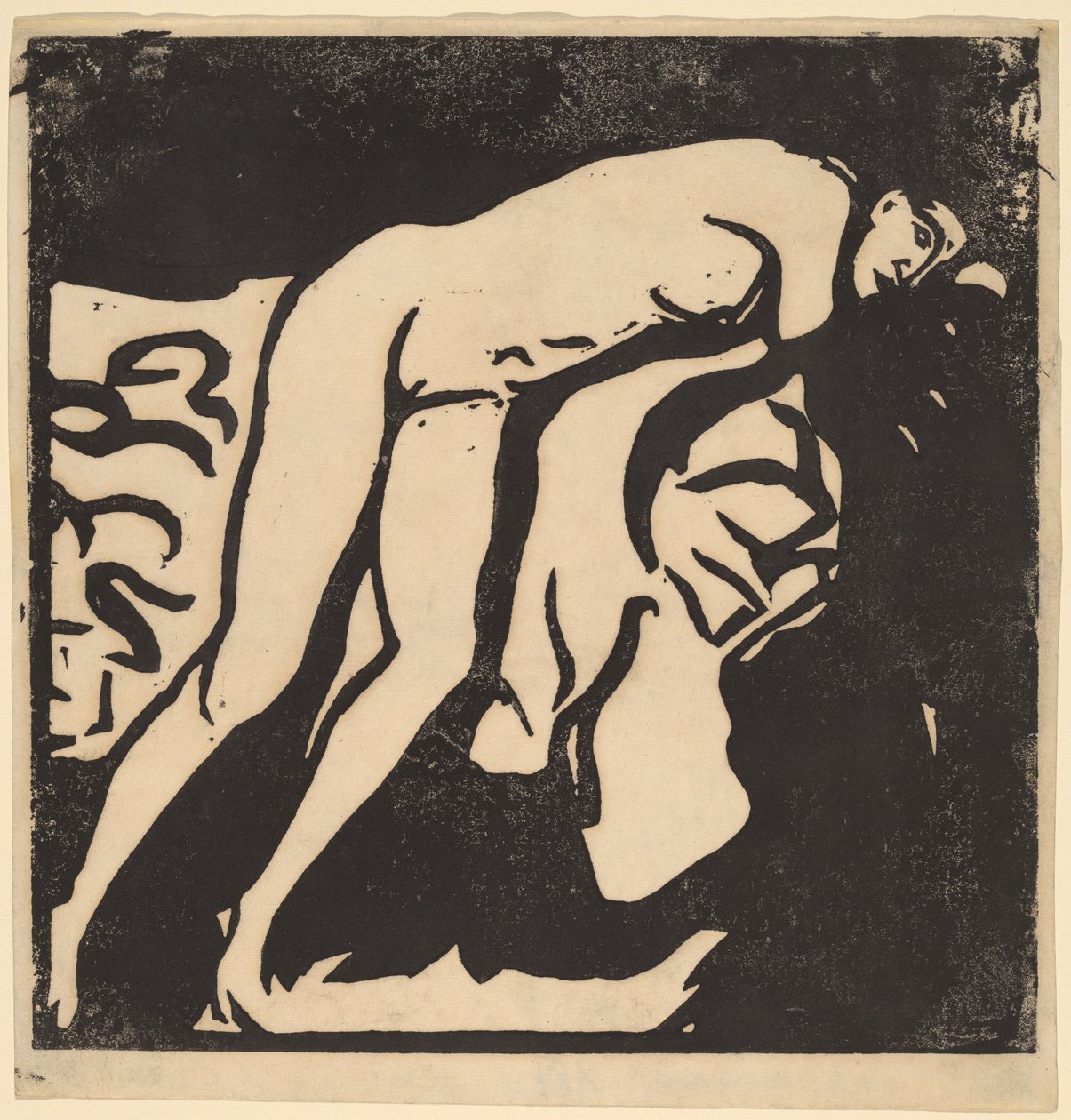 çıplak kız by Ernst Ludwig Kirchner