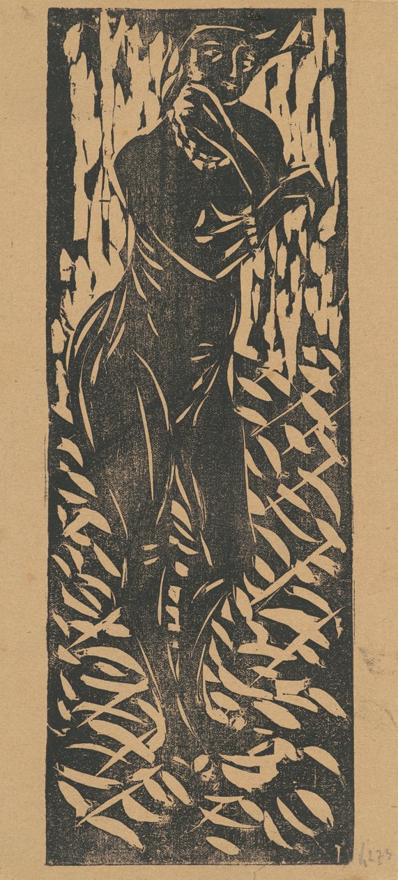 Takı ile Çıplak by Ernst Ludwig Kirchner