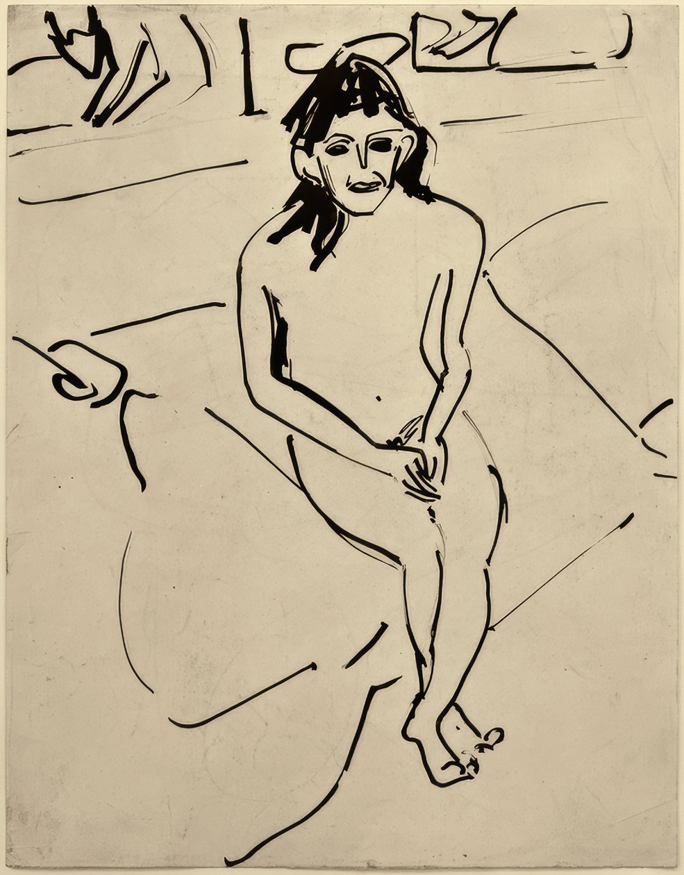 İsimsiz (Marcella) by Ernst Ludwig Kirchner