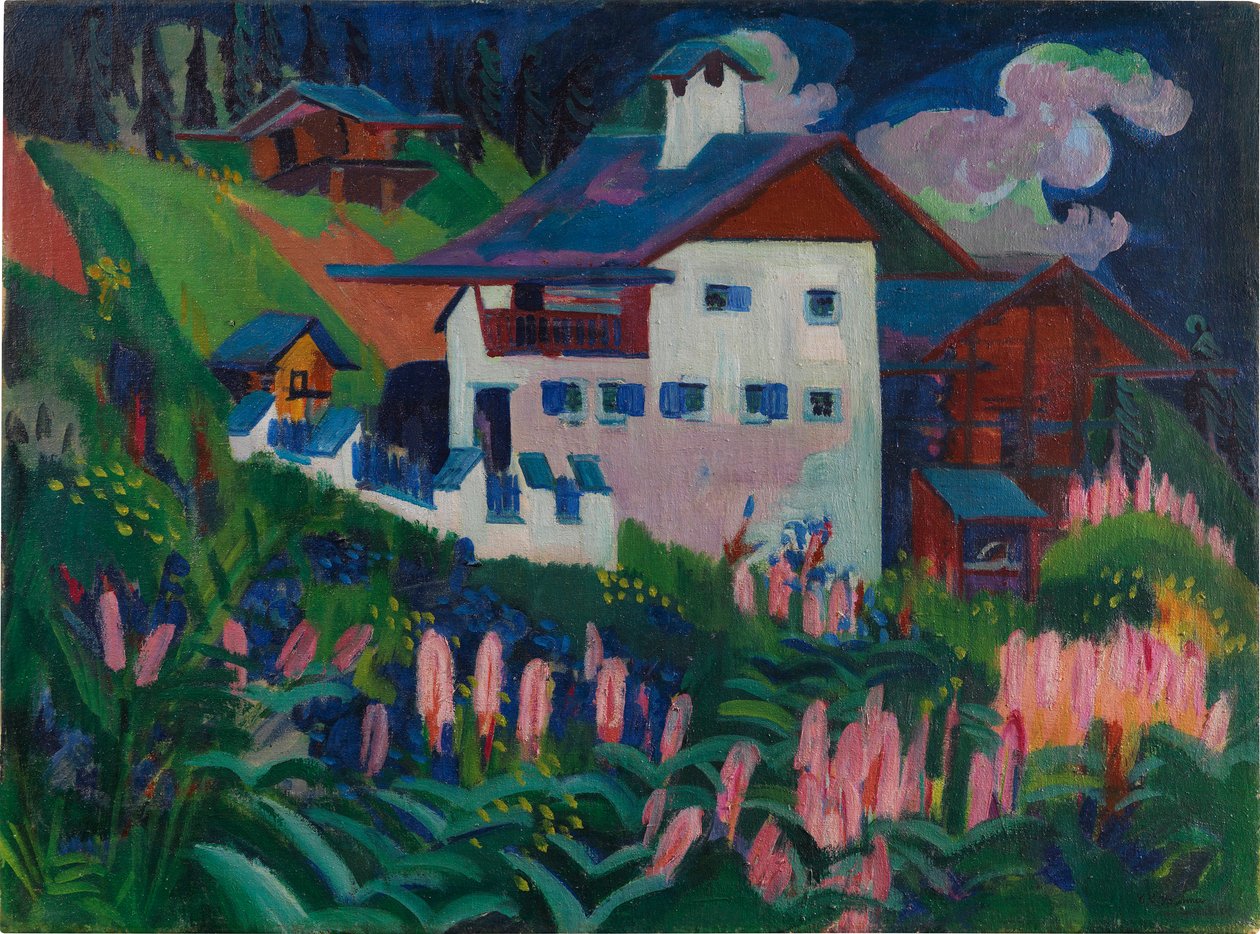 Evimiz, 1918-1922. by Ernst Ludwig Kirchner