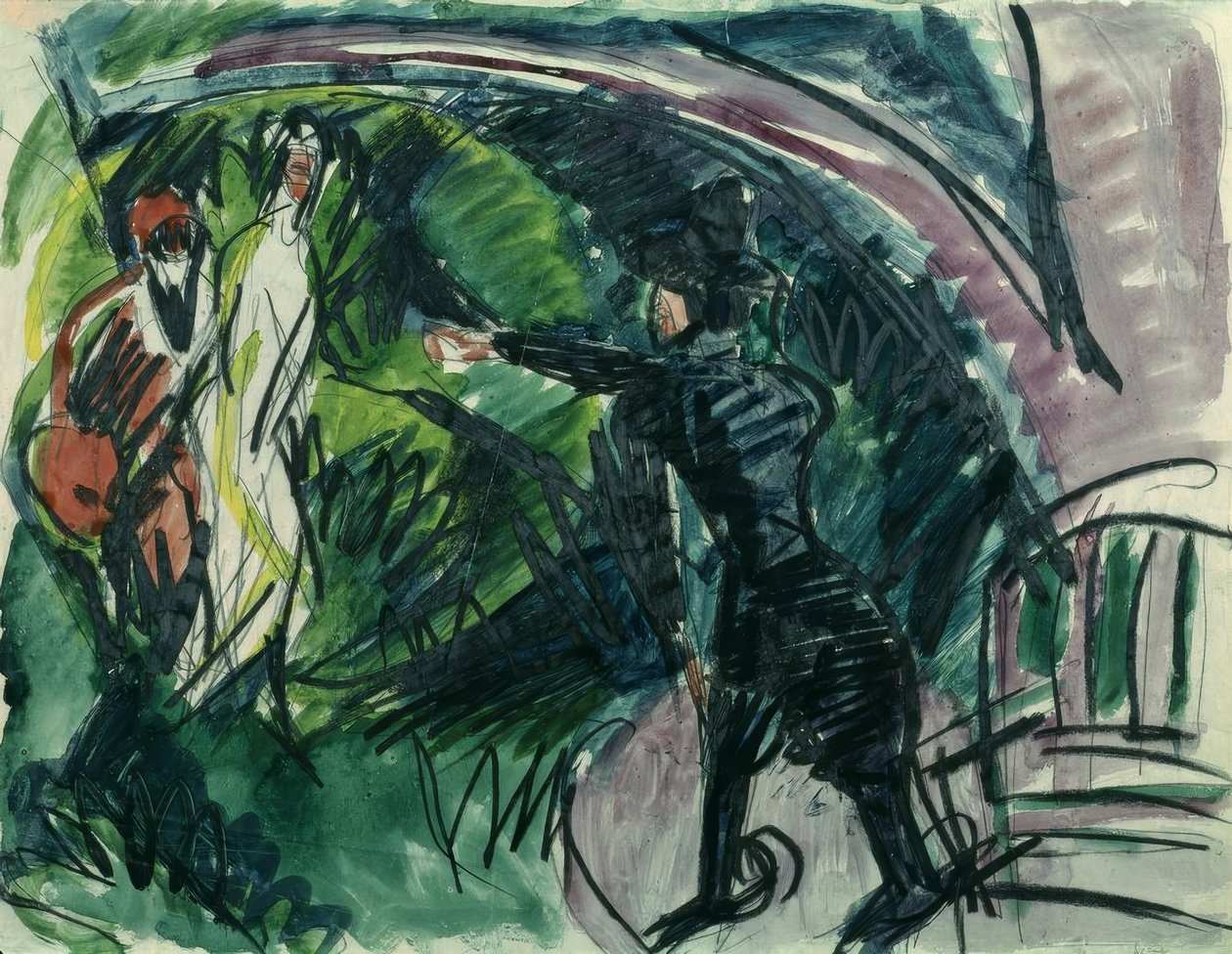 Pandomim Reimann I by Ernst Ludwig Kirchner