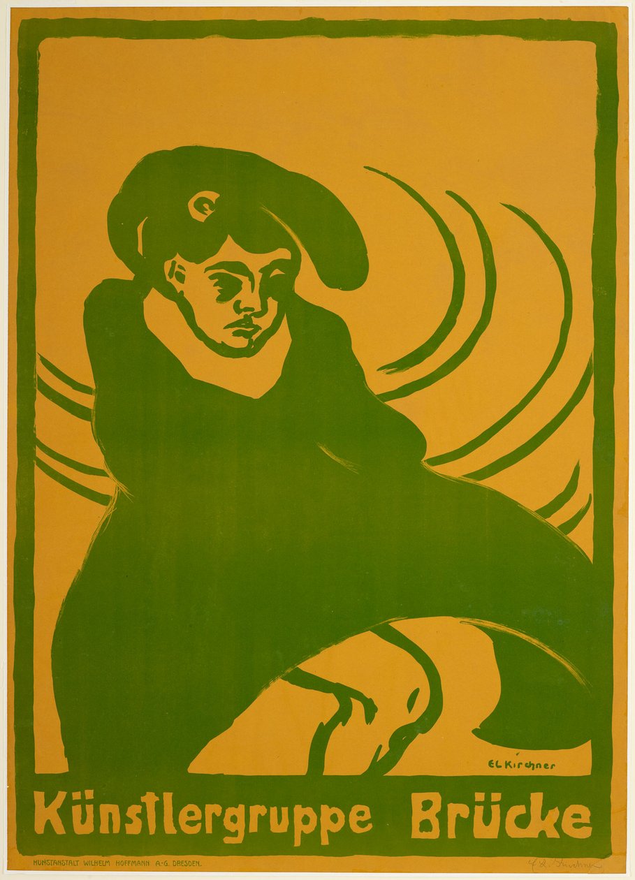 Köprü Posteri by Ernst Ludwig Kirchner