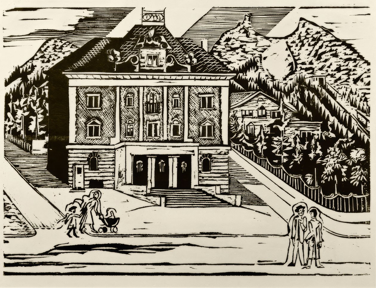 Postane Davos by Ernst Ludwig Kirchner