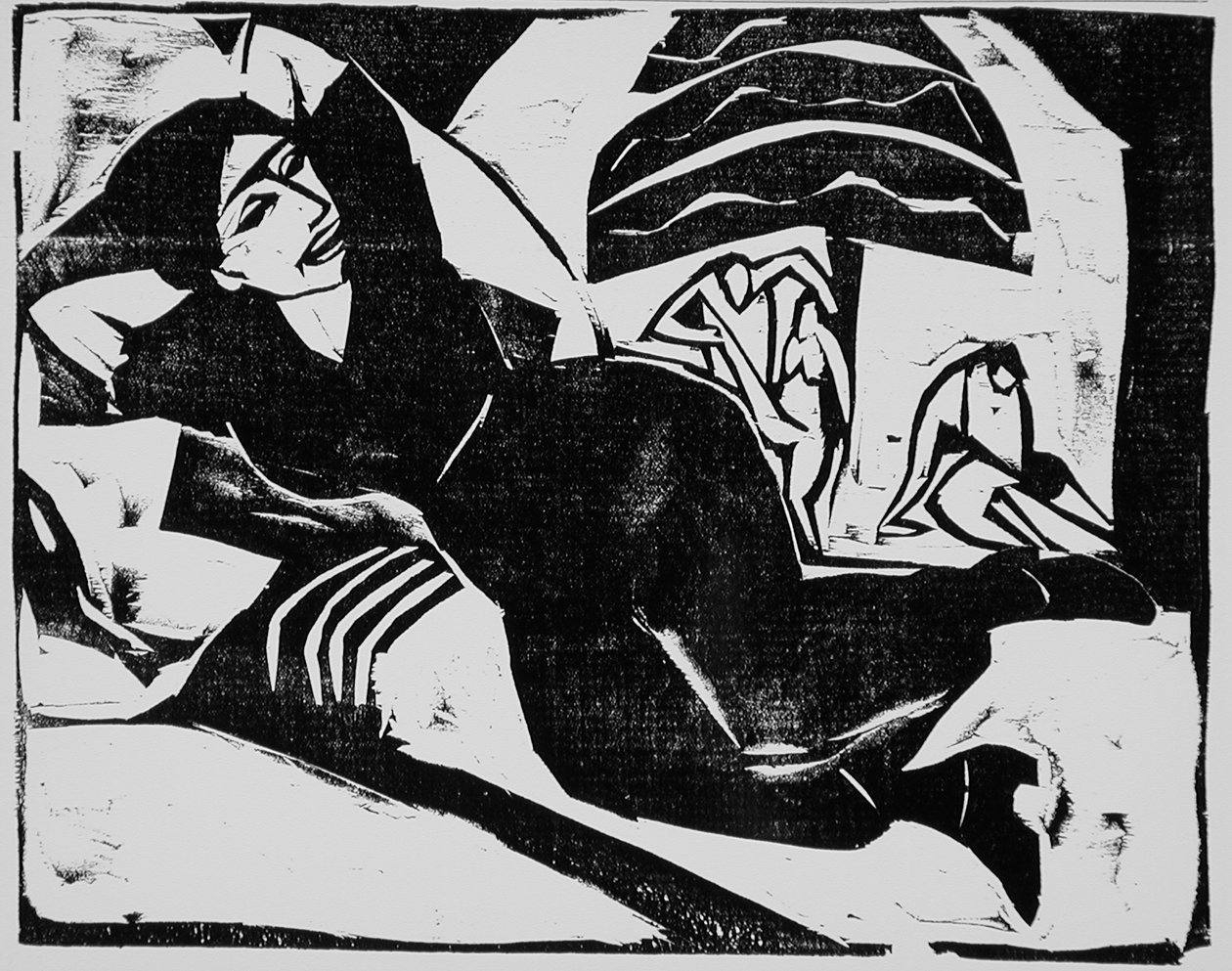 Dinlenme, 1911 by Ernst Ludwig Kirchner