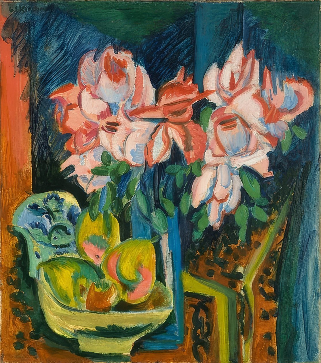 Rosen. 1918 by Ernst Ludwig Kirchner