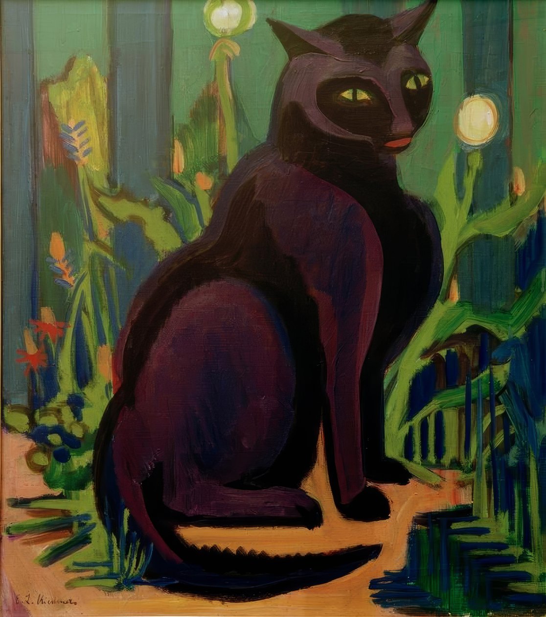 Kara Kedi (Kedi Bobby) by Ernst Ludwig Kirchner