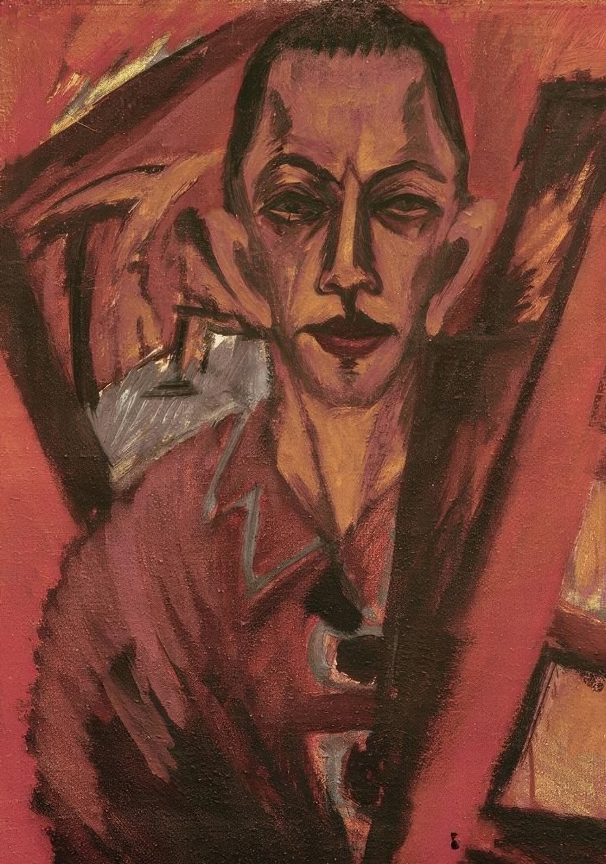 otoportre by Ernst Ludwig Kirchner