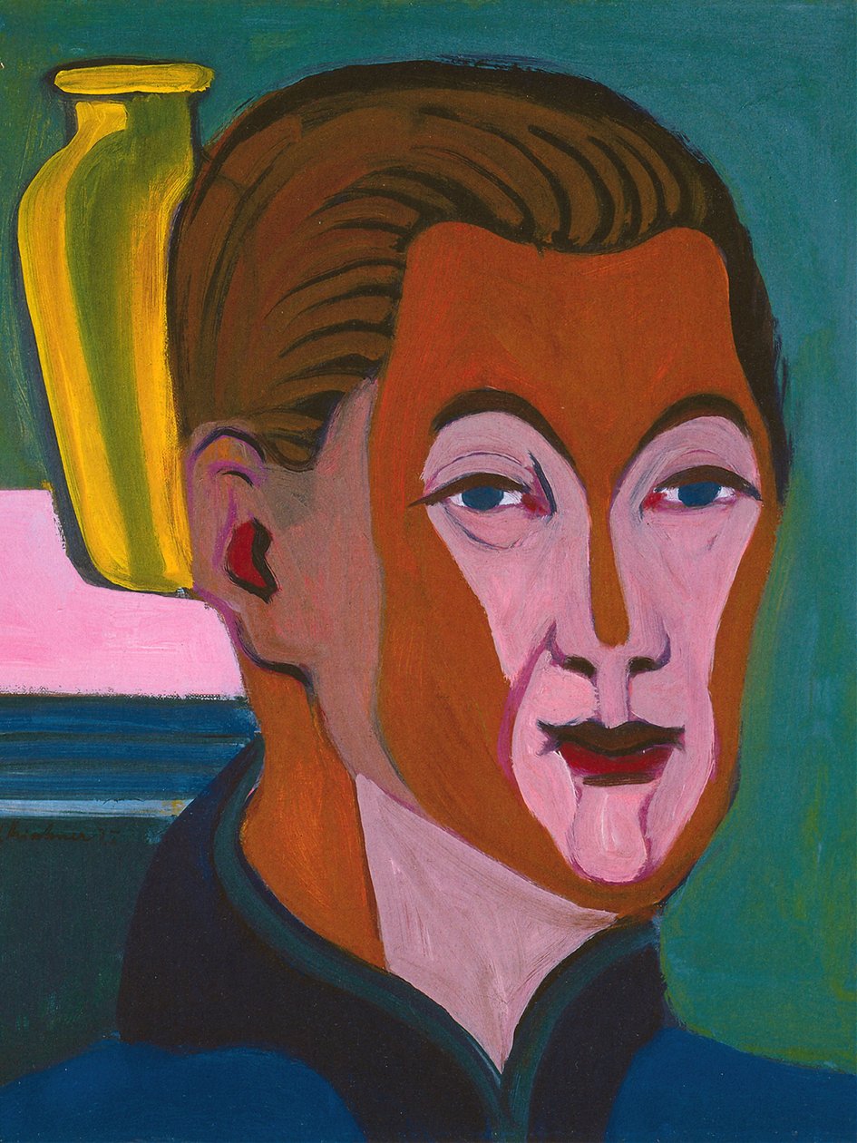 Otoportre, 1925. by Ernst Ludwig Kirchner