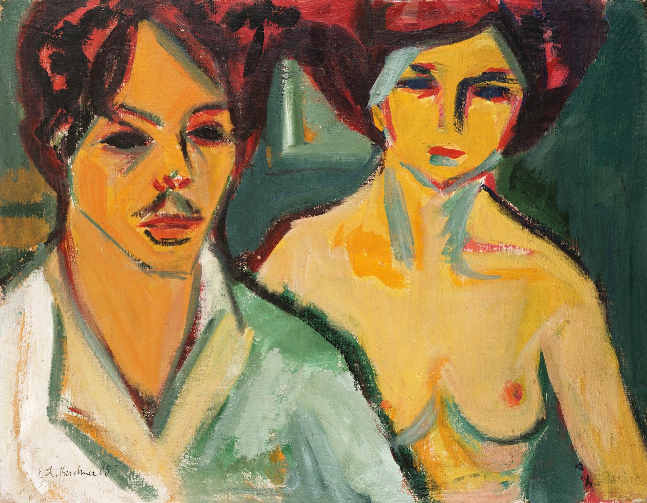 Modelli Otoportre, 1905 by Ernst Ludwig Kirchner