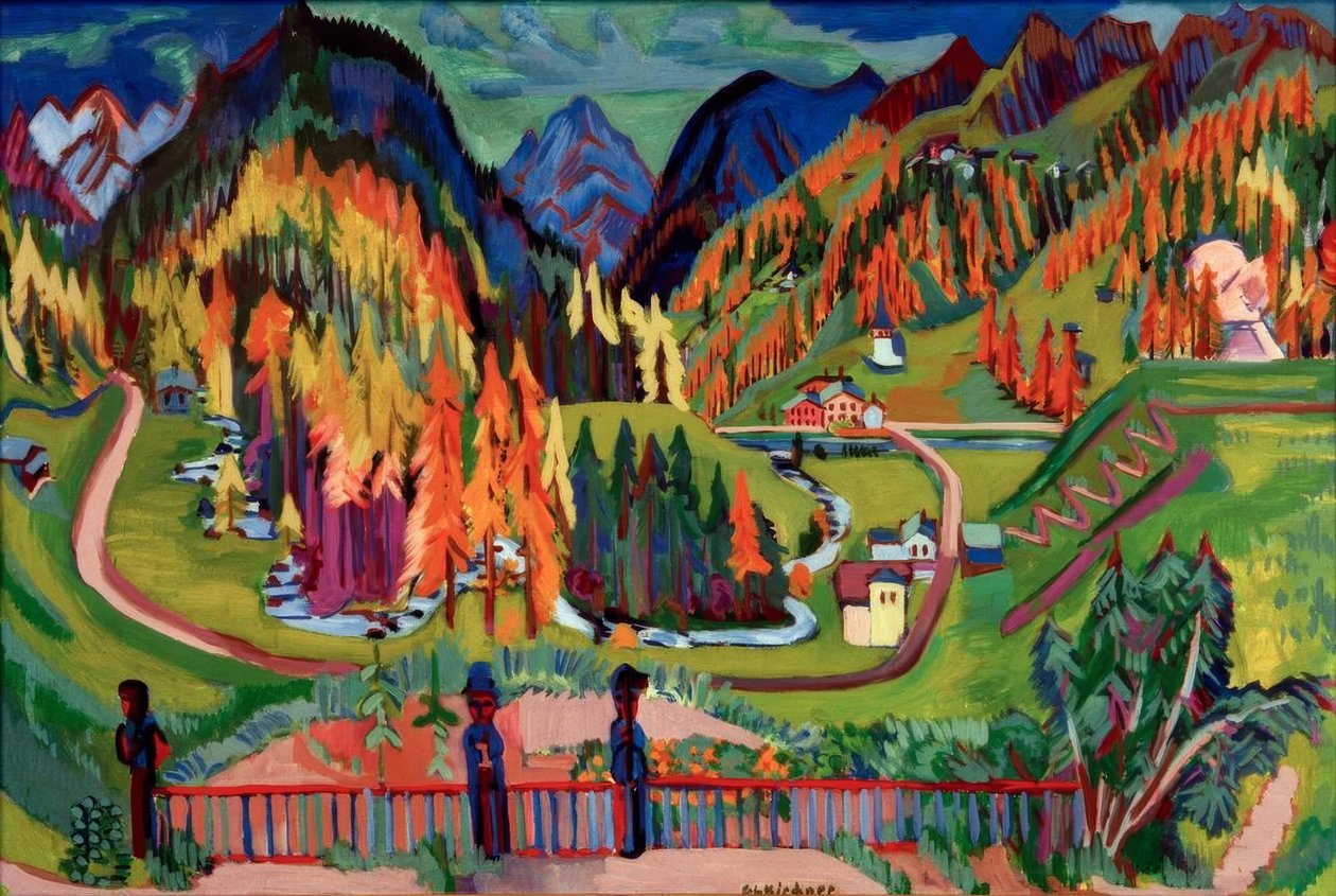 Sonbaharda Sertigtal by Ernst Ludwig Kirchner