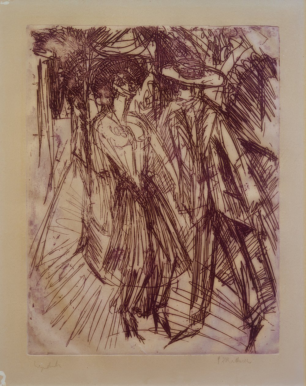 Kokot sunan by Ernst Ludwig Kirchner