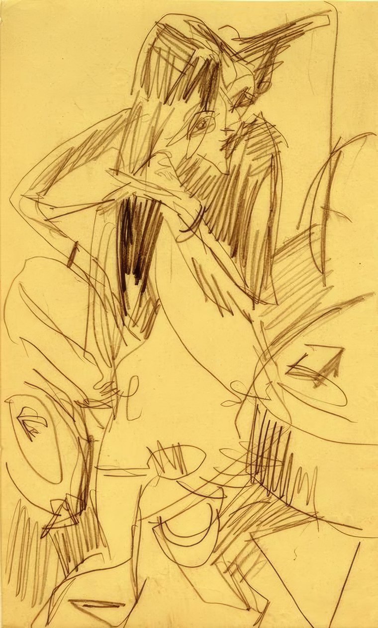 penye hareketi by Ernst Ludwig Kirchner