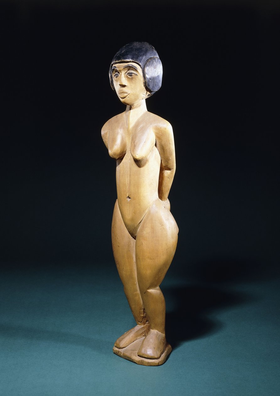 ayakta kızlar; Ayakta Kız, c.1914-1915 by Ernst Ludwig Kirchner