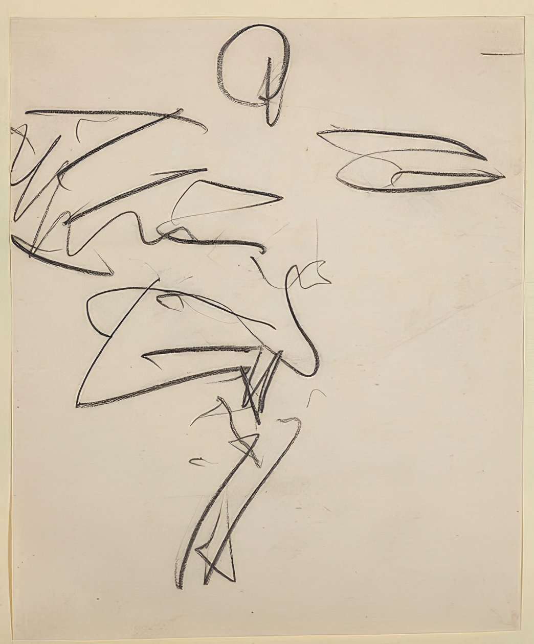 Dansçı. 1910/11 Eskiz defteri Folkwang Bl. 25 by Ernst Ludwig Kirchner