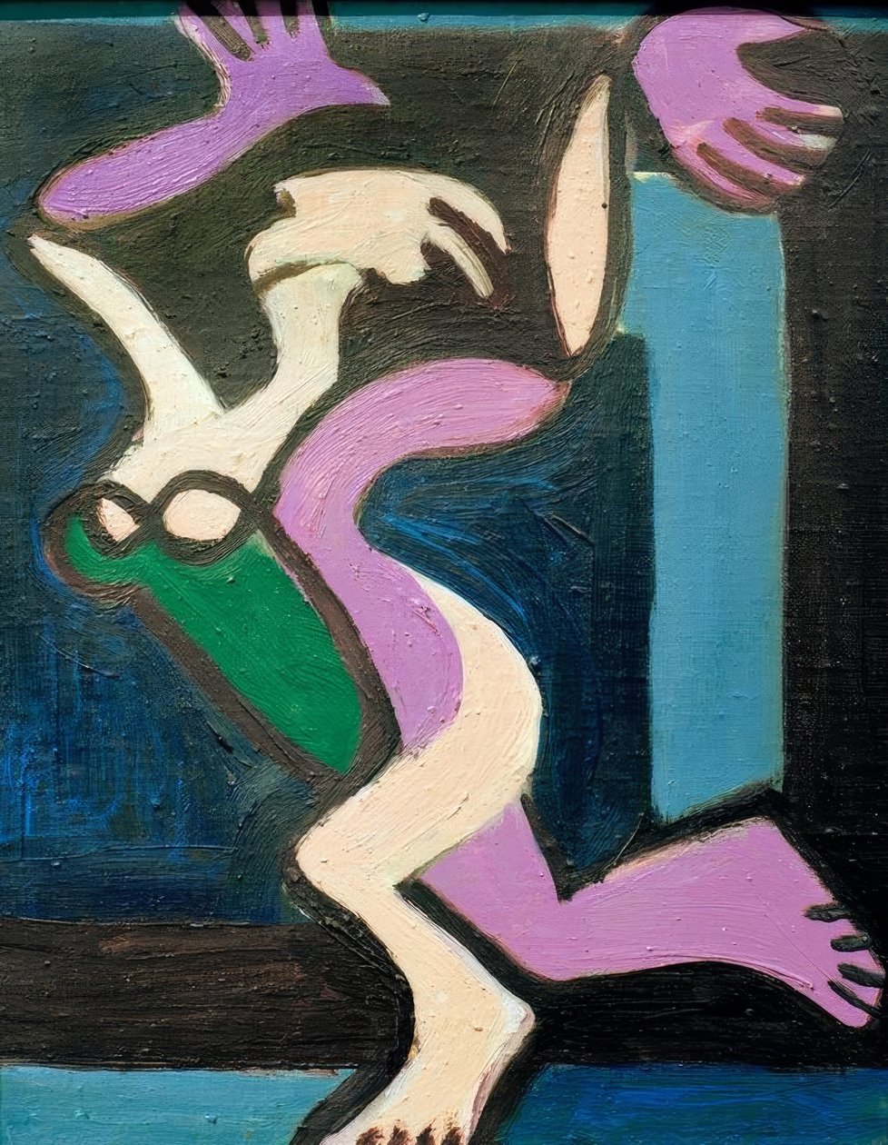 Dans eden çıplak kadın, Gret Palucca by Ernst Ludwig Kirchner