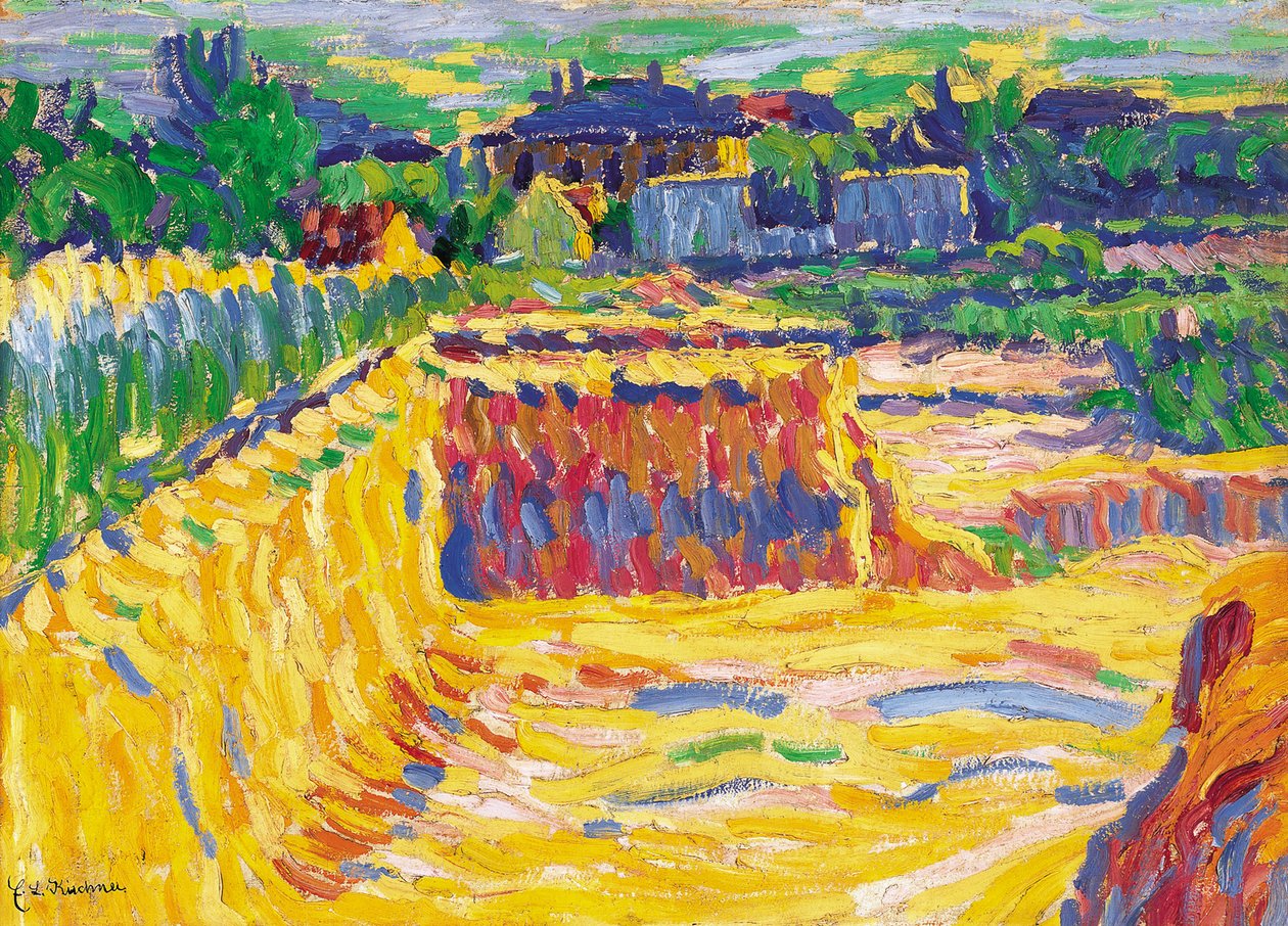 Tınlı Çukur, c. 1906 by Ernst Ludwig Kirchner