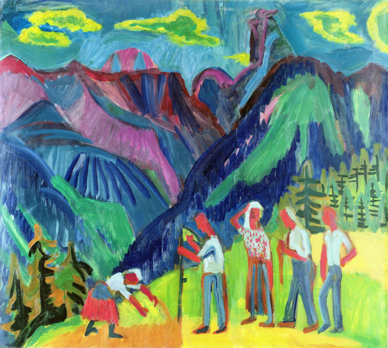 Bilinmeyen resim by Ernst Ludwig Kirchner