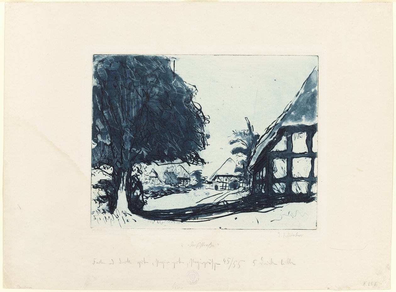 Köy Sokağı by Ernst Ludwig Kirchner