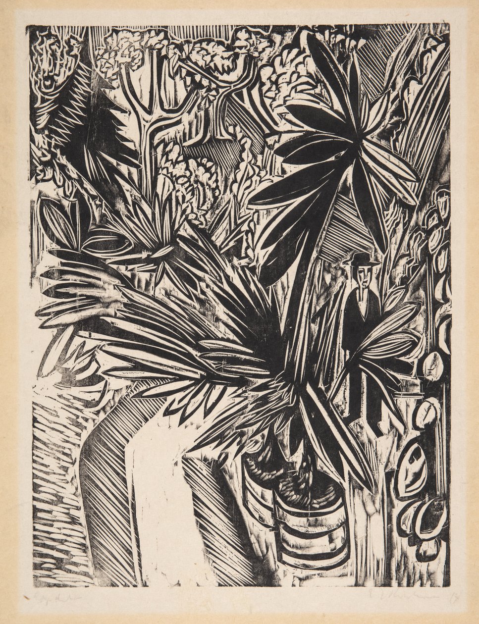 Yeşil Ev. Jena by Ernst Ludwig Kirchner