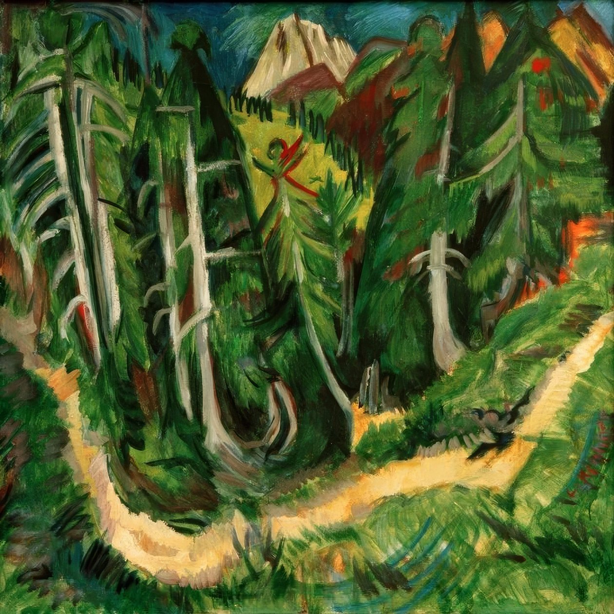 Wolfsschlucht by Ernst Ludwig Kirchner