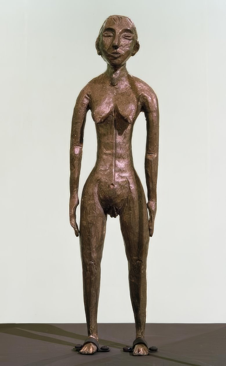 Weiblicher Akt, stehend (Stehende Figur) by Ernst Ludwig Kirchner